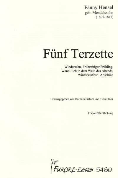 5 Terzette - hier klicken 5 Terzette - hier klicken