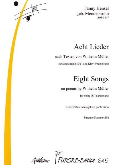 8 Lieder nach Texten von Wilhelm Mller / 8 Songs on Poems by Wilhelm Mller, Partitur - hier klicken
