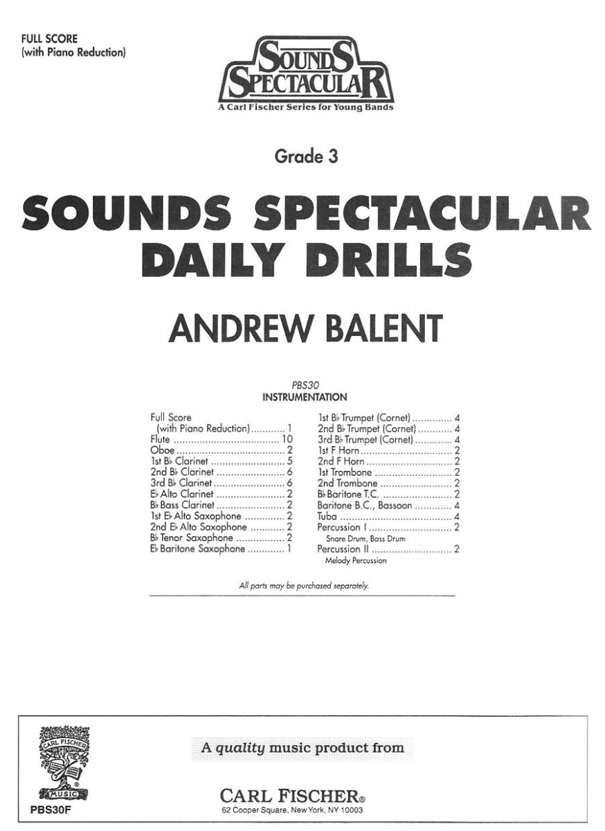 Sounds Spectacular Daily Drill - hier klicken