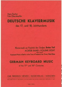Klaviermusik um Friedrich den Grossen (I), C.Ph.E. Bach, Fasch, Graun, Kirnberger u.a. - hier klicken