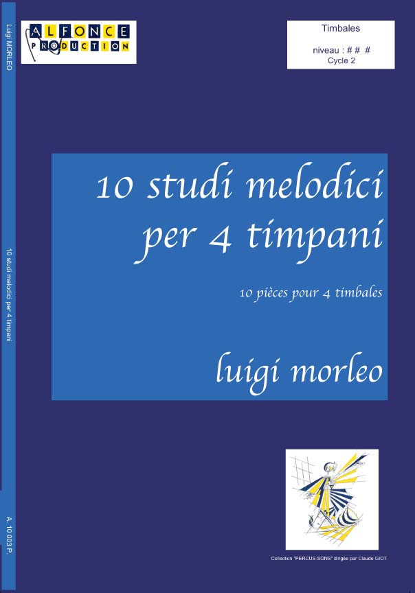 10 studi melodici per 4 timpani - hier klicken