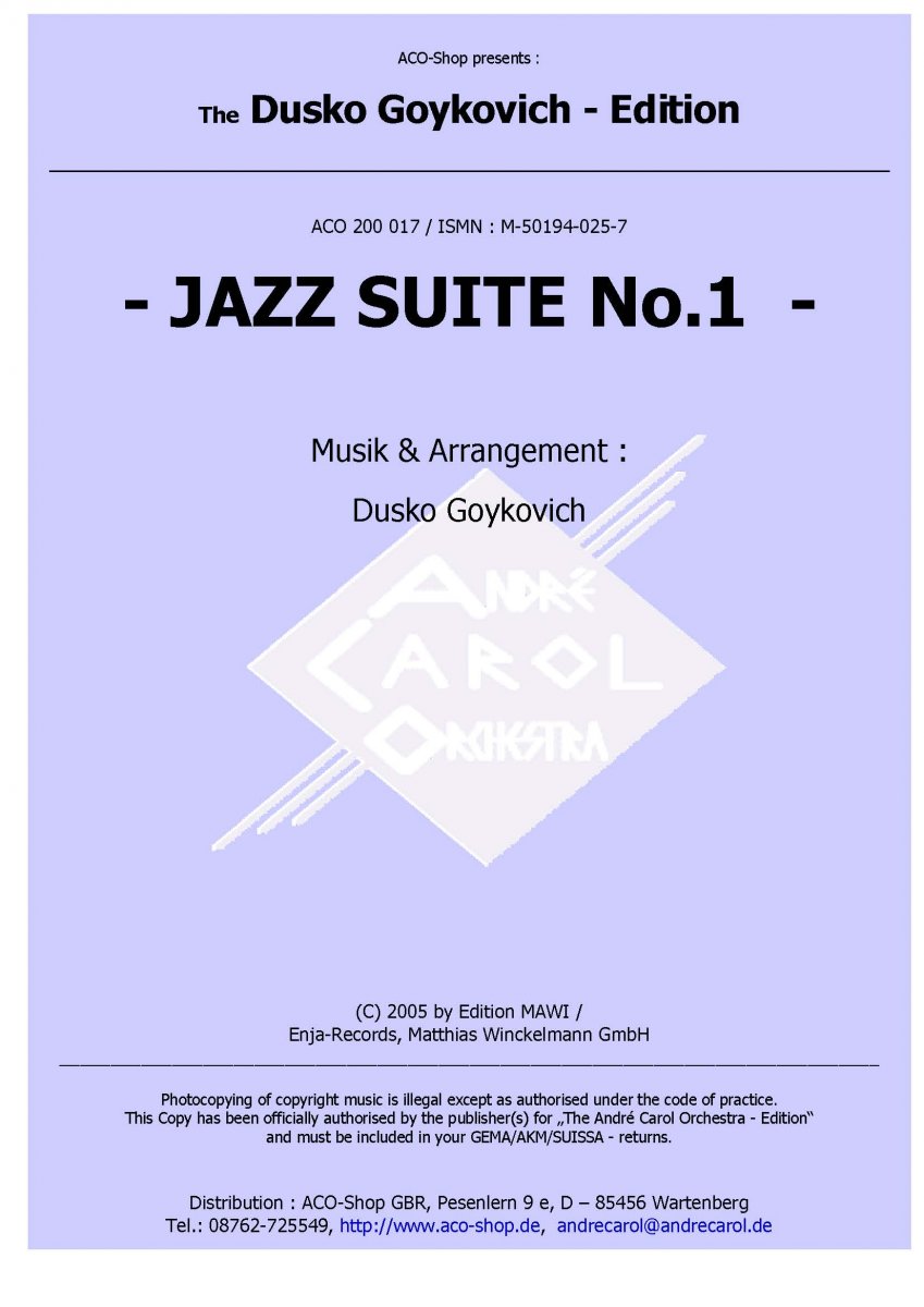 Jazz Suite #1: Munich - hier klicken Jazz Suite #1: Munich - hier klicken
