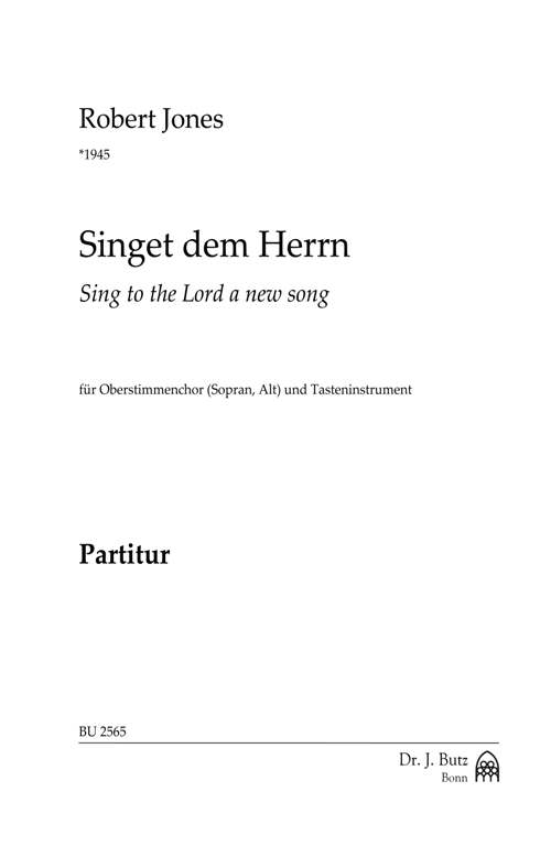 Singet dem Herrn - hier klicken