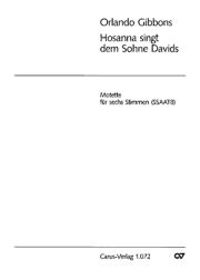 Hosanna, singt dem Sohne Davids - hier klicken