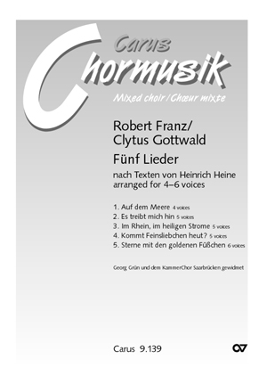 Franz/Gottwald: Fnf Lieder nach Texten von Heinrich Heine - hier klicken