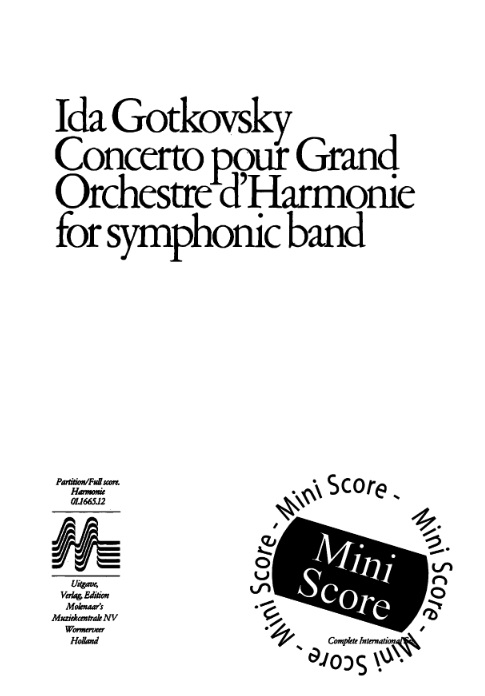 Concerto pour Orchestre d'Harmonie - hier klicken