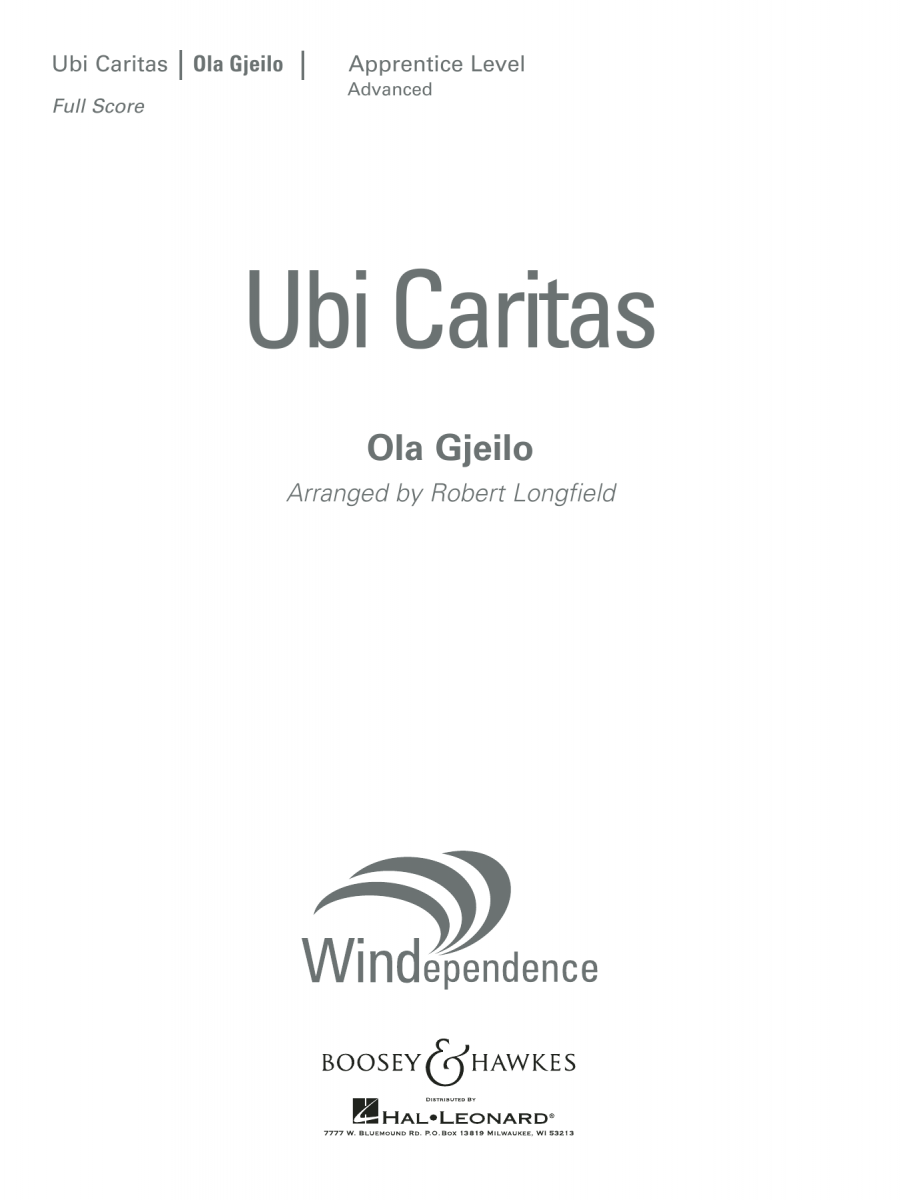 Ubi Caritas - hier klicken