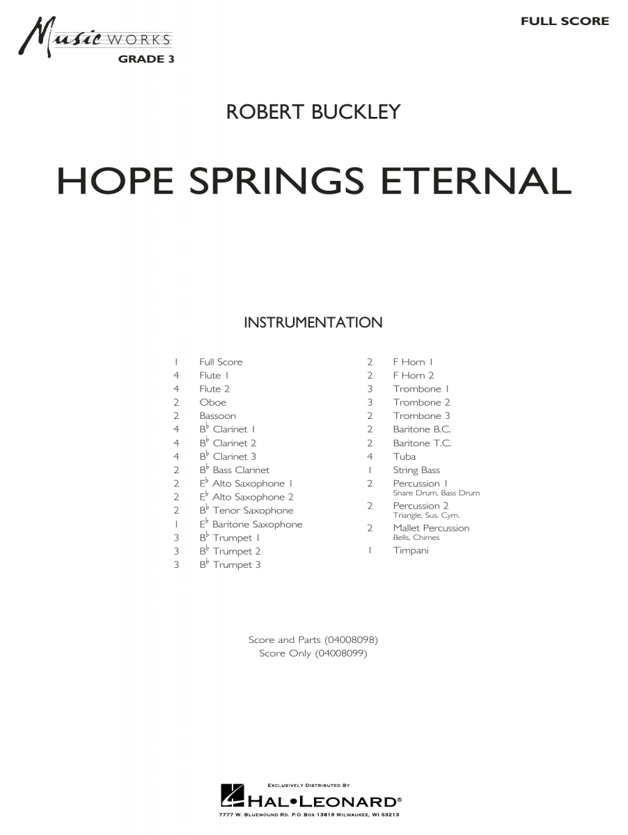 Hope Springs Eternal - hier klicken