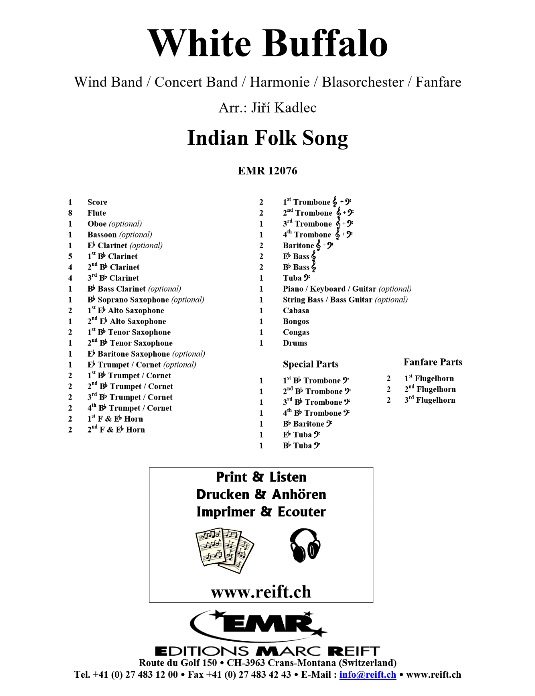 White Buffalo (Indian Folk Song) - hier klicken