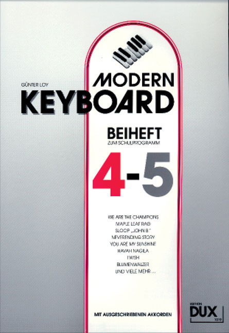 Modern Keyboard Beiheft 4-5 - hier klicken