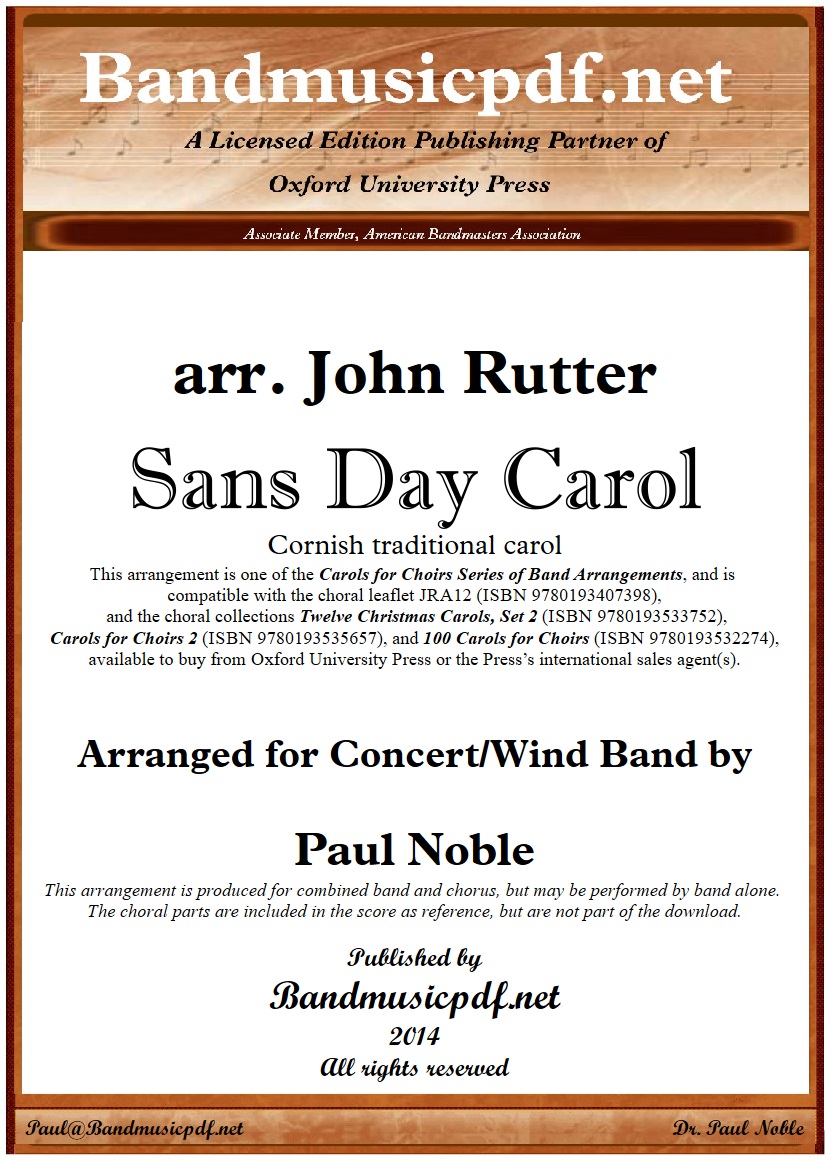 Sans Day Carol - hier klicken