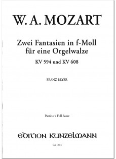 2 Fantasien in f-Moll für eine Orgelwalze - hier klicken 2 Fantasien in f-Moll für eine Orgelwalze - hier klicken