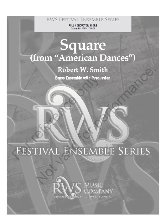 Square (Mvt. 2 from American Dances) - hier klicken