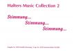 Halters Music Collection #2: Stimmung, Stimmung, Stimmung - hier klicken