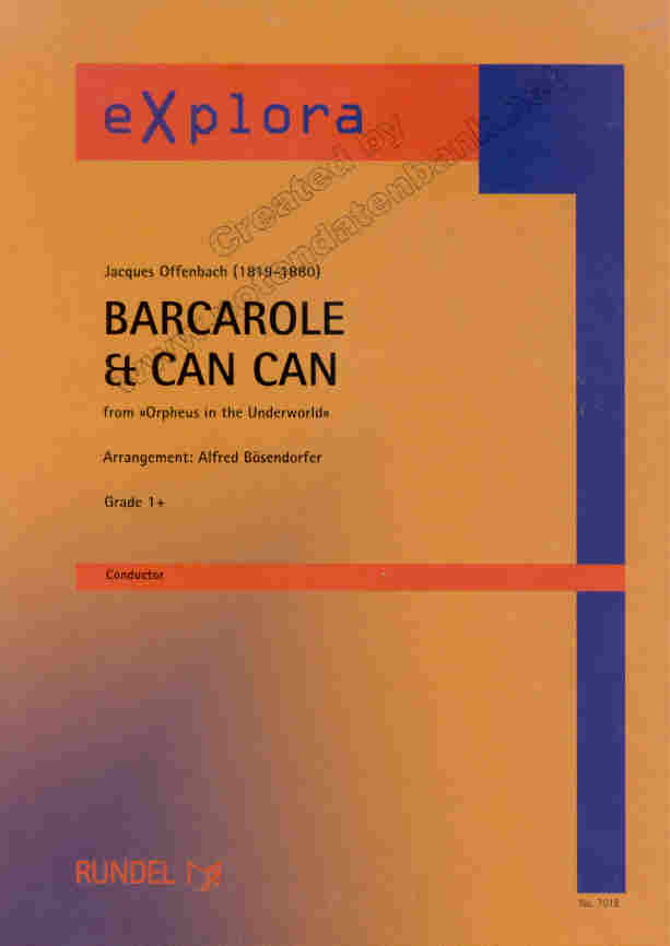 Barcarole and Can Can (from 'Orpheus in the Underworld') - hier klicken Barcarole and Can Can (from 'Orpheus in the Underworld') - hier klicken