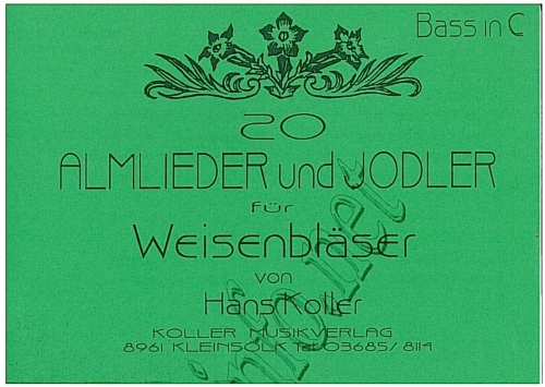 Kleine Notenbchlein: 20 Almlieder und Jodler fr Weisenblser - hier klicken