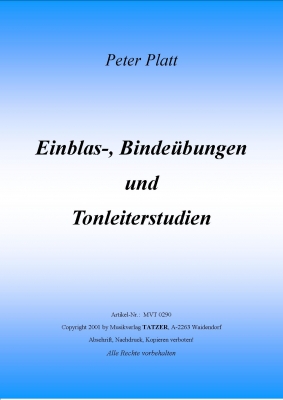 Einblas-, Bindebungen und Tonleiterstudien - hier klicken