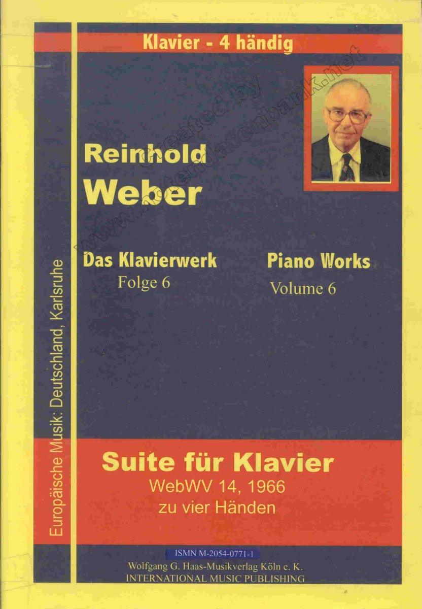 Suite für Klavier zu 4 Händen - hier klicken Suite für Klavier zu 4 Händen - hier klicken