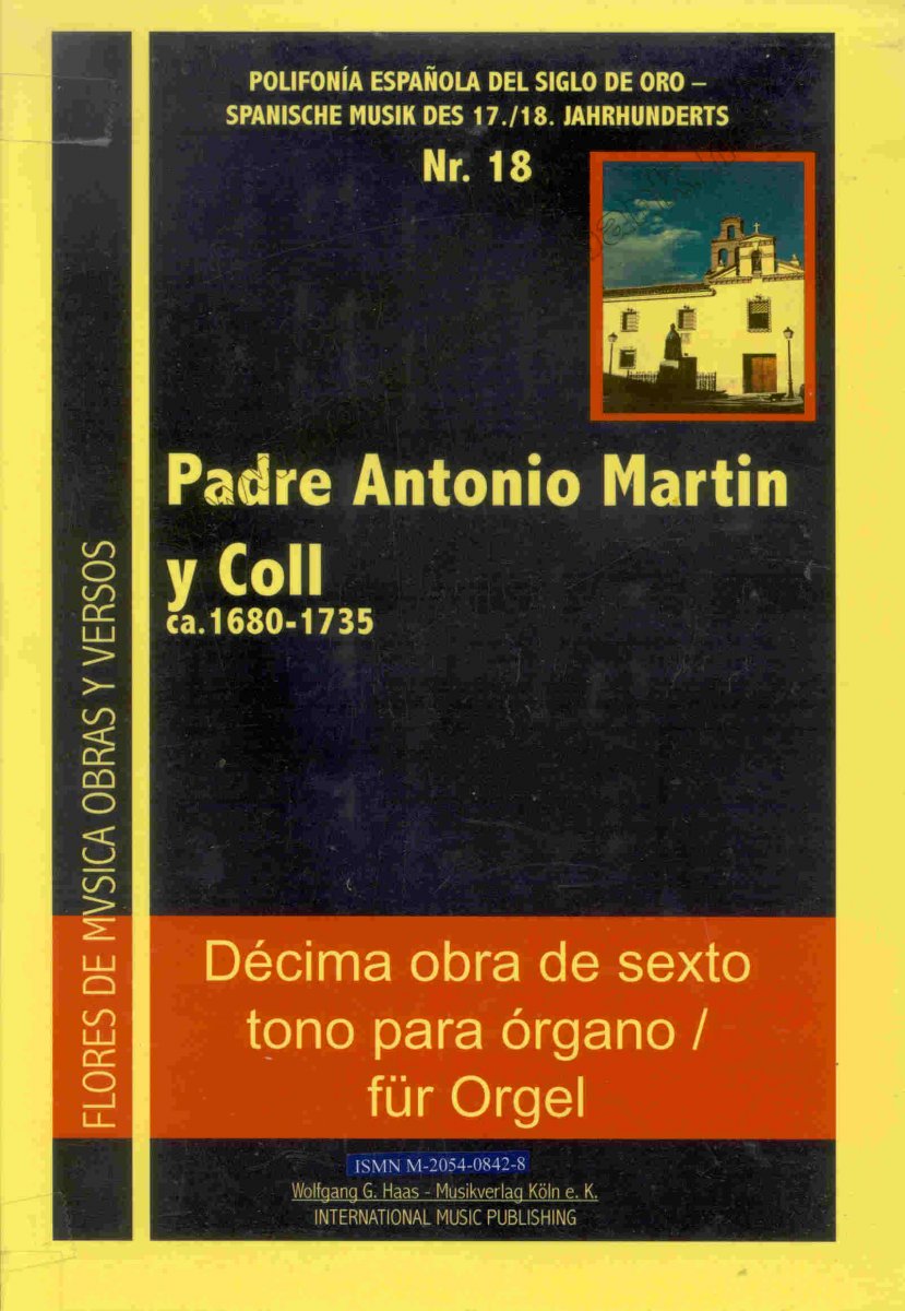 Dezima obra de sexto tono para rgano - hier klicken