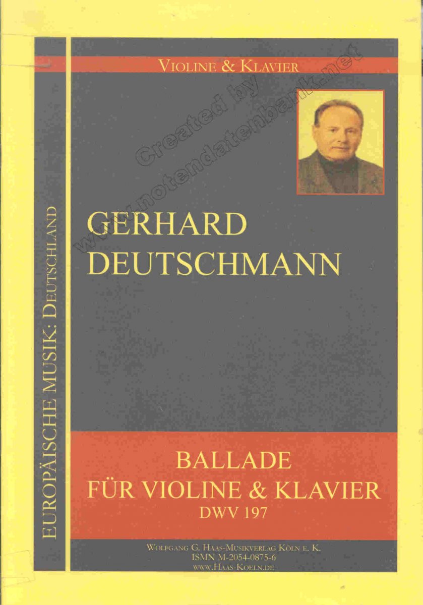 Ballade fr Violone und Klavier - hier klicken
