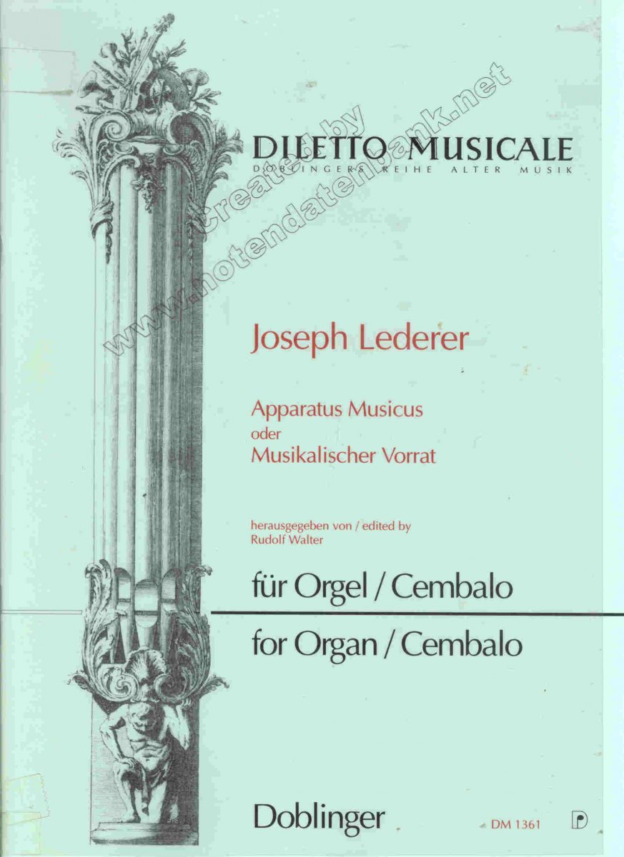 Apparatus Musicus / Musikalischer Vorrat - hier klicken Apparatus Musicus / Musikalischer Vorrat - hier klicken
