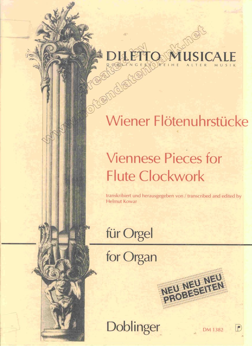 Wiener Flötenuhrstücke / Viennese Pieces for Flute Clockwork - hier klicken Wiener Flötenuhrstücke / Viennese Pieces for Flute Clockwork - hier klicken