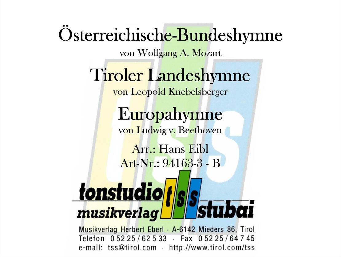 Österreichische Bundeshymne - hier klicken Österreichische Bundeshymne - hier klicken