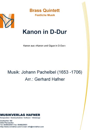 Kanon in D-Dur - hier klicken Kanon in D-Dur - hier klicken