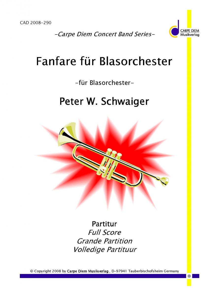 Fanfare für Blasorchester - hier klicken Fanfare für Blasorchester - hier klicken