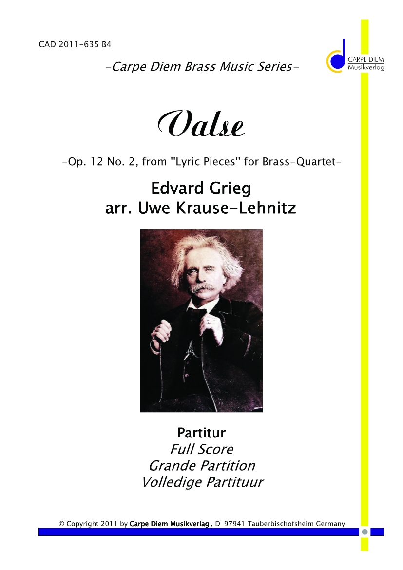 Valse from 'Lyric Pieces' - hier klicken
