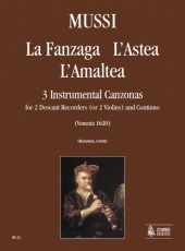 La Fanzaga, L'Astea, L'Amaltea. 3 Instrumental Canzonas - hier klicken