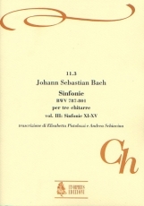 Sinfonias BWV 787-801 for 3 Guitars. #3, Sinfonias Nos. 11-15 - hier klicken Sinfonias BWV 787-801 for 3 Guitars. #3, Sinfonias Nos. 11-15 - hier klicken