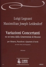 Variazioni Concertanti on a theme from Rossini's �Cenerentola� for Guitar, Piano and String Quartet - hier klicken