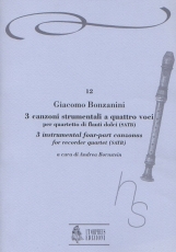 3 Instrumental four-part Canzonas for Recorder Quartet - hier klicken 3 Instrumental four-part Canzonas for Recorder Quartet - hier klicken