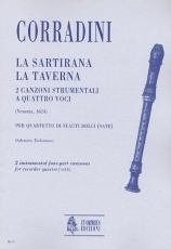 La Sartirana, La Taverna. 2 Instrumental four-part Canzonas for Recorder Quartet - hier klicken La Sartirana, La Taverna. 2 Instrumental four-part Canzonas for Recorder Quartet - hier klicken