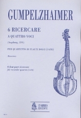 6 four-part Ricercare for Recorder Quartet - hier klicken 6 four-part Ricercare for Recorder Quartet - hier klicken