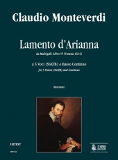 Lamento d'Arianna for 5 Voices (SSATB) and Continuo - hier klicken