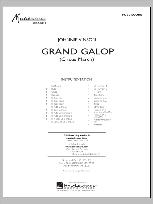 Grand Galop (Circus March) - hier klicken
