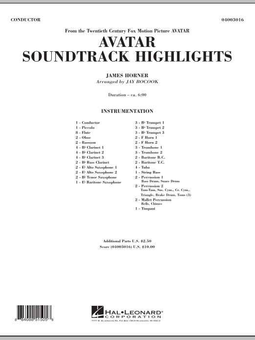 Avatar Soundtrack Highlights - hier klicken