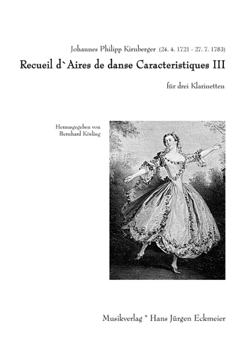 Recueil d'Airs de danse Caracteristique III - hier klicken