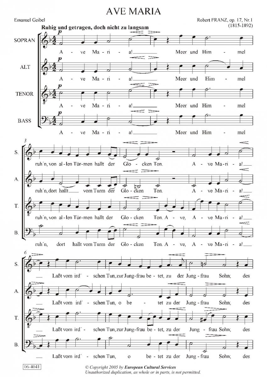 Ave Maria - hier klicken