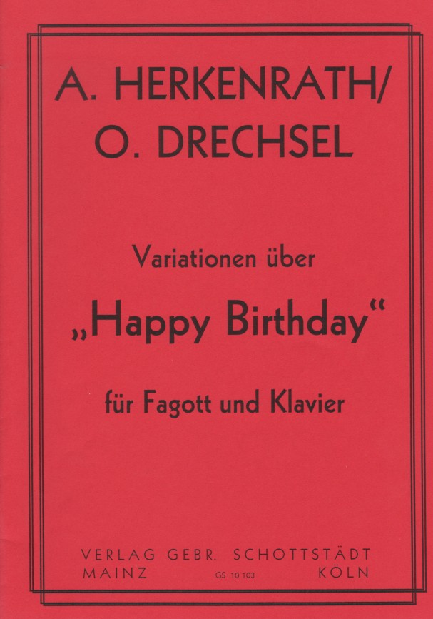 Variationen ber 'Happy Birthday' - hier klicken