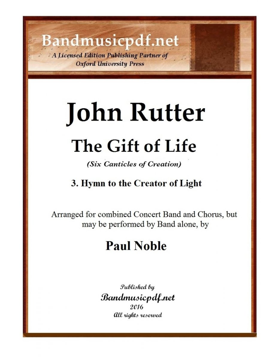Gift of Life, The, 3. Hymn to the Creator of Light - klicken fr greres Bild