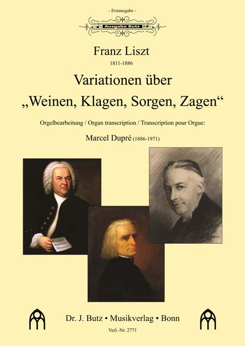 Variationen über "Weinen, Klagen, Sorgen, Zagen" - hier klicken Variationen über "Weinen, Klagen, Sorgen, Zagen" - hier klicken