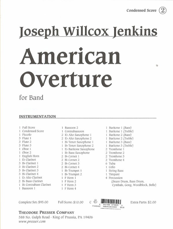 American Overture for Band - hier klicken