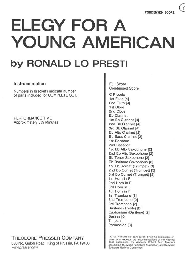 Elegy for a Young American - hier klicken