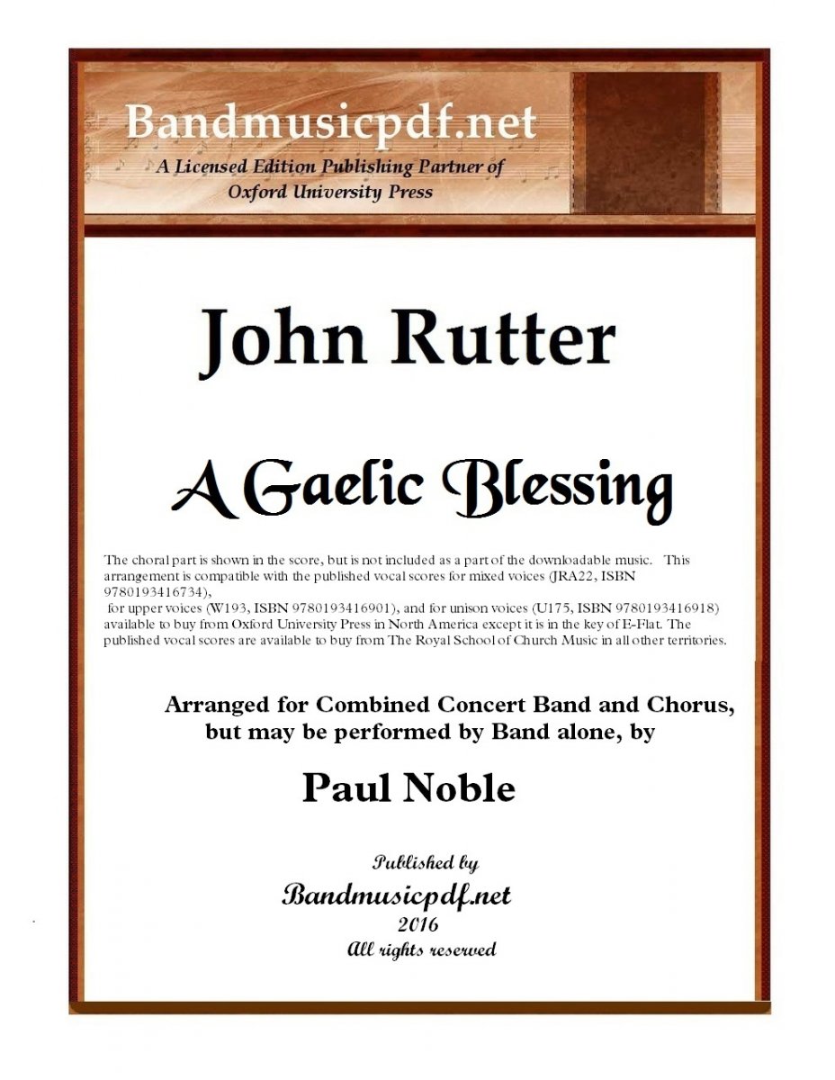 A Gaelic Blessing - hier klicken