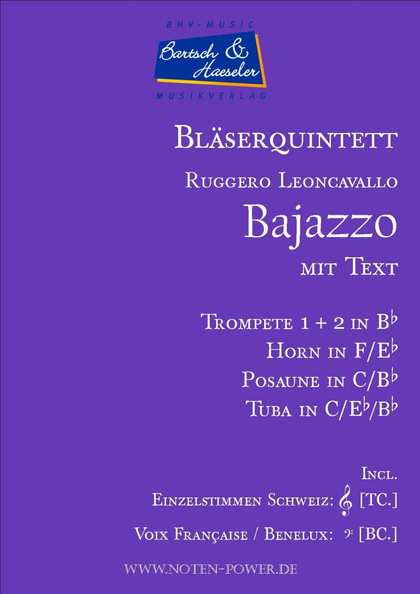 Bajazzo (mit Text) - hier klicken Bajazzo (mit Text) - hier klicken