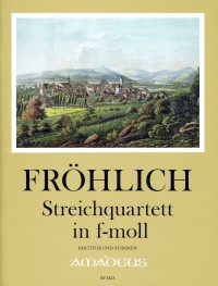 Quartett in f-moll (Erstdruck) - hier klicken