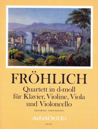 Quartett in d-moll (Erstdruck) - hier klicken